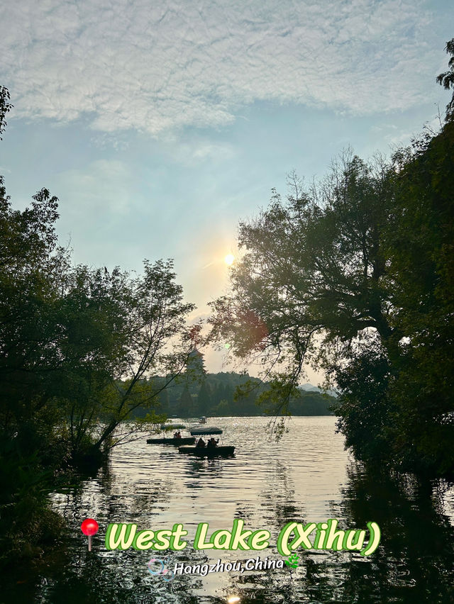 ทะเลสาบซีหู Xihu West Lake 西湖 🌿