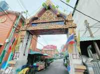 泰國曼谷湄南河畔著名古跡皇家寺廟景點：Wat Mai Chong Lom，暹羅文化藝術風格精美寺廟建築，適合打卡拍照📸冥想