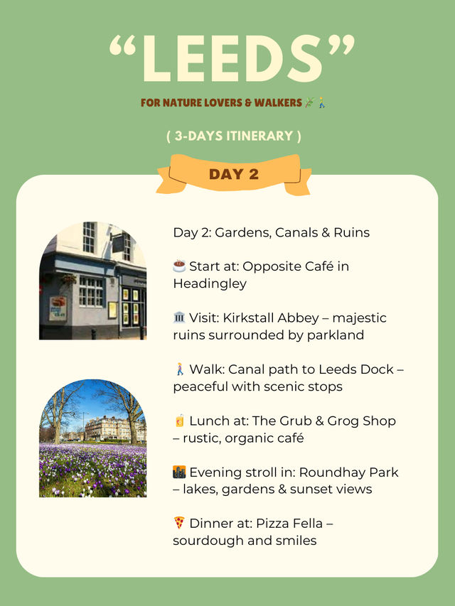 Leeds 3-days itinerary 🪄