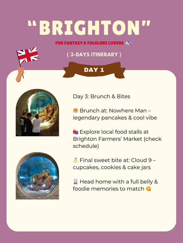 Brighton itinerary 💟