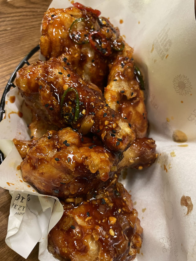 Craving satisfied! The best Korean fried chicken experience at BHC Chicken, 1 Mont Kiara. Crispy, sp