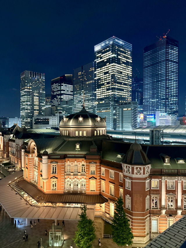 A Night Around Tokyo Station – Rooftop Views & Late-Night Bites