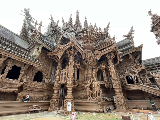 A Majestic Morning at the Sanctuary of Truth, Pattaya 