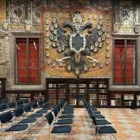 🏛️ *"A Scholar's Retreat: Time-Traveling Through Bologna's Archiginnasio"* ✒️📚