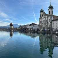 ✨ “White Silence: A Morning at Jesuit Church, Lucerne”