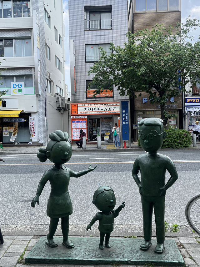 🌸【桜新町 サザエさん通り】あの日テレビで見た景色に、ほんとうに出会える道。