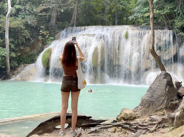 💧🏞️ น้ำตกเอราวัณ – สวรรค์กลางป่ากาญจนบุรี 