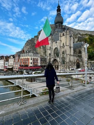 Dinant - Charming city by the river Meuse in Wallonia, Belgium