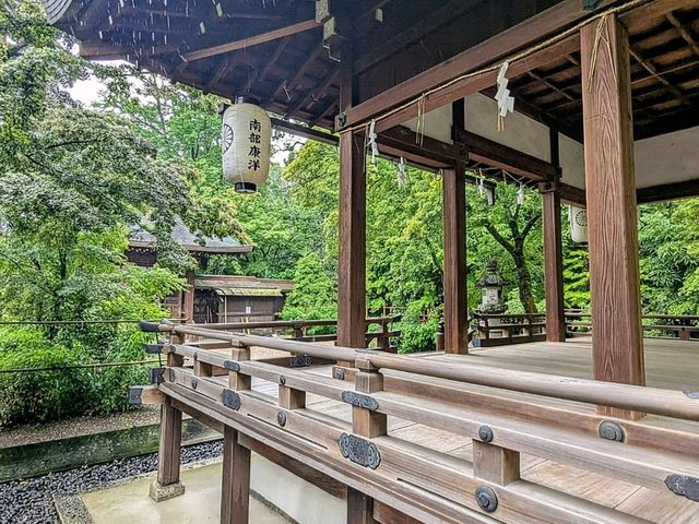 京都 | 梨木神社，開滿幸運草和名水的靜謐神社