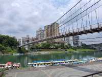 Explore the Bitan Suspension Bridge at Xindian, New Taipei City, Taiwan