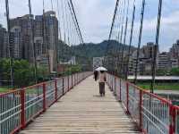 Explore the Bitan Suspension Bridge at Xindian, New Taipei City, Taiwan