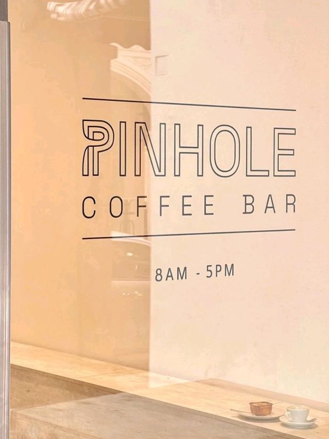 Pinhole coffee bar Singapore