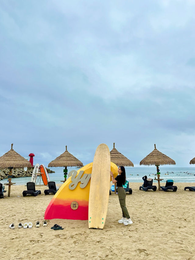 서핑하기 좋은 양양 기사문해변🏄🏻‍♀️