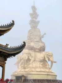 At the Summit of Mount Emei: Ever-Changing Weather, the Ups and Downs of Life
