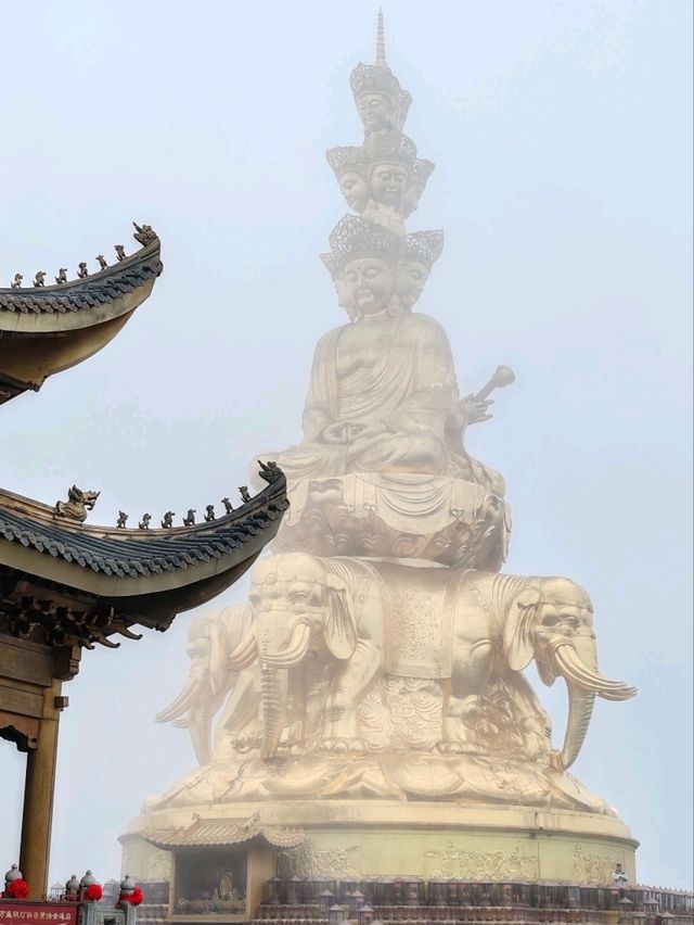 At the Summit of Mount Emei: Ever-Changing Weather, the Ups and Downs of Life