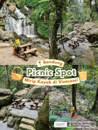 คาเฟ่น้ำตกในบันดุง 🍃