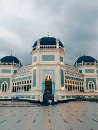 THE GRAND MOSQUE OF MEDAN.
