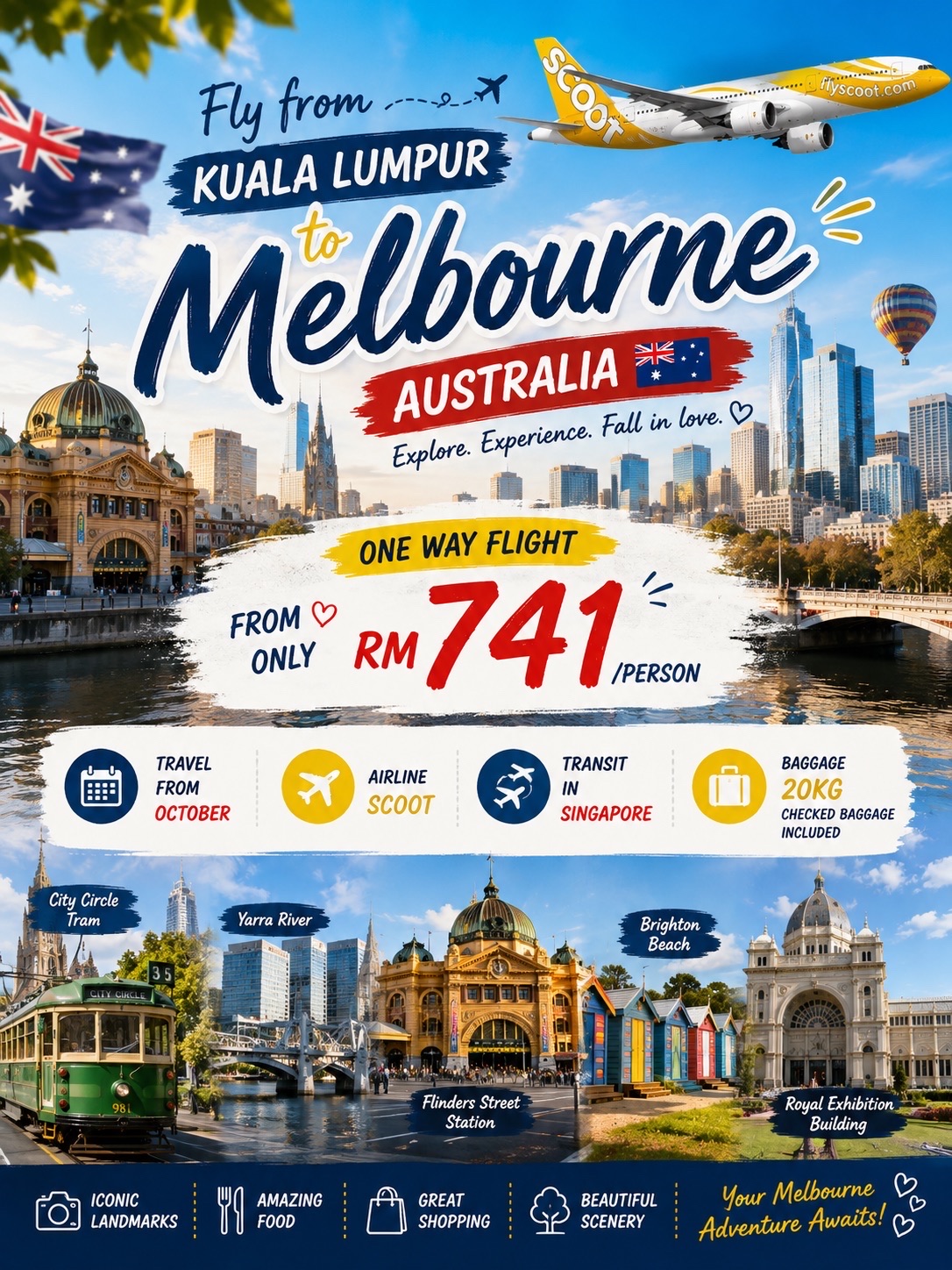 🇦🇺 7 Days in Melbourne ✨ | City Walk, Food & Coastal Views