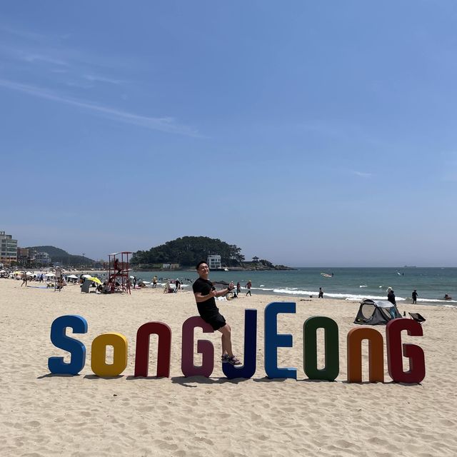 서퍼들이 사랑하는 해수욕장, 부산 송정해변