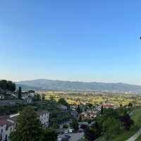 Fantastic scenery view of Anghiari 