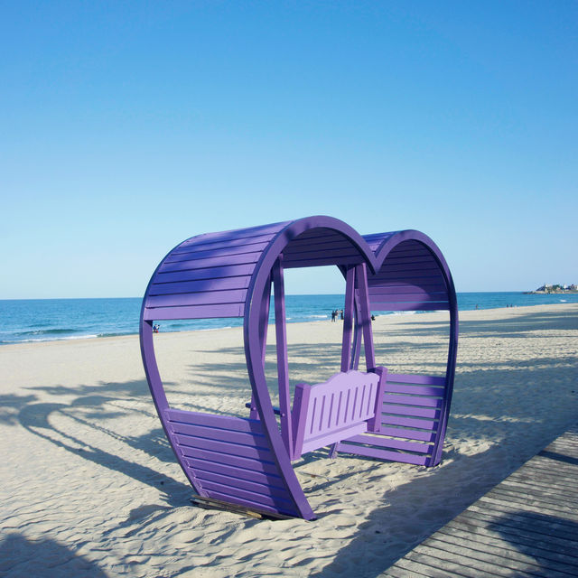 Vibe away on this lovely Korean beach