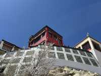 Lost in time, eternal monastery surrounded by mountains 