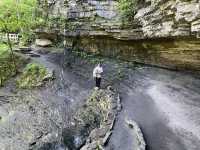 Trail and Camping at Devils Den Ar, USA