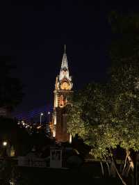 Ningbo’s Hidden Gem — Tianyi Catholic Church & Night Light Show