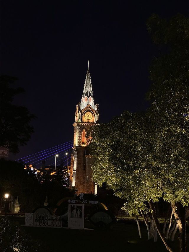 Ningbo’s Hidden Gem — Tianyi Catholic Church & Night Light Show
