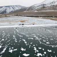 Lake Baikal in winter