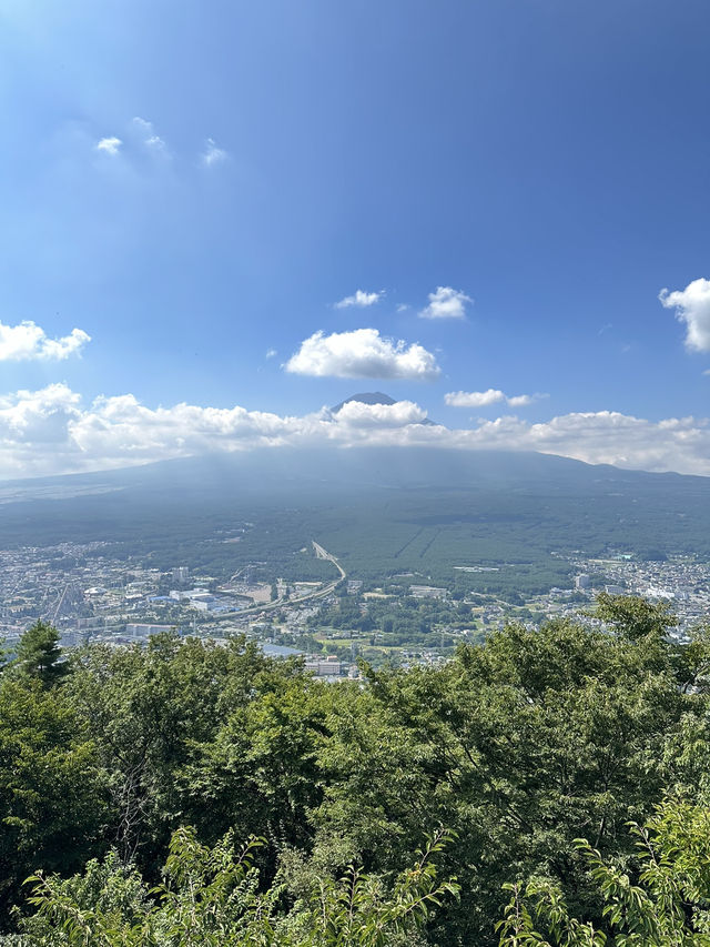【東京旅行8天7夜！河口湖天上山公園！富士山絕美的景色！】