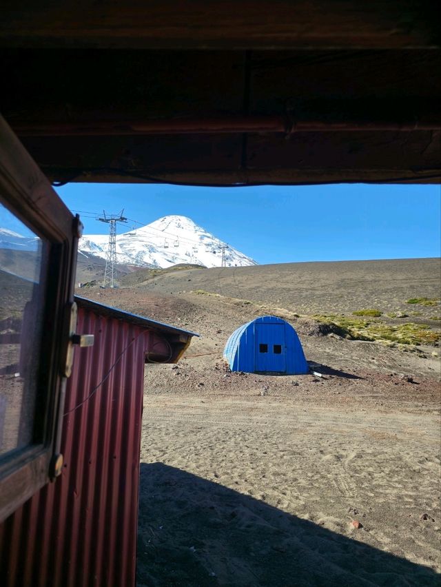 해외여행 오소르노산 중턱의 카페 Volcan osorno cafe