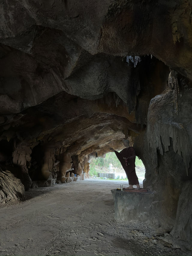 Surreal cave temple experience