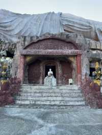 Surreal cave temple experience