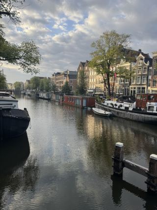 Canalside Charm in Amsterdam ☀️🚲🏙️
Amsterdam's iconic waterways are made for your camera roll! Stroll or cycle along the riverfront to soak up the city’s sunny, modern vibe—think bright buildings mirrored in the water, cutting-edge architecture blended with cozy, tree-lined paths, and a scene that’s pure outdoor eye-candy.
Start your walk at Oosterdokskade near Centraal Station. Follow the Amstel or IJ waterfront to catch the city’s architectural mashup: glassy skyscrapers, leafy riverside parks, and those unmistakable Dutch gables all in one glance. Stop at the NEMO Science Museum’s rooftop for a silhouette shot across the city—it’s totally “architecture-vision”! Cross the iconic Magere Brug (“Skinny Bridge”) for classic canal views, or lounge at a riverside café in De Pijp and watch the sunlight dance off the water.
Must-dos: Snap a long-exposure photo of canal boats gliding past, or rent a bike for that genuine Amsterdam feel. For the most “insta-worthy” images, aim for midday when the sun catches those sunlit facades, and frame with leafy branches for added depth.
Visiting tips: Amsterdam weather changes fast! A light jacket and sunglasses are musts. Stick to cycle paths if biking and be mindful of speedy locals. Most riverside walks are open all day, but dusk offers a different vibe with golden-hour lighting (crowds thin out too).
Precautions: Watch for slippery cobblestones near the water and always secure your camera or phone, especially on busy footbridges.
#Amsterdam #Riverside #ModernArchitecture #TravelTips #SunnyDays