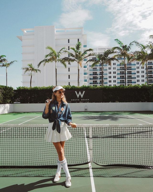 Tennis Nostalgia at @wsouthbeach's Summer Camp