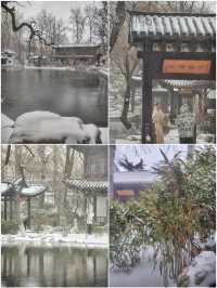 雪中「返璞歸真」——遊濰坊人民公園的「歸真園」