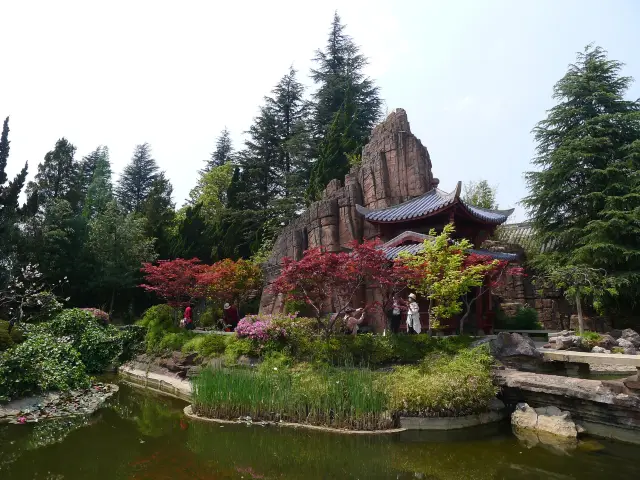 Within a small area, one can traverse the vast landscapes of China at the Kunming World Expo Garden's China Pavilion