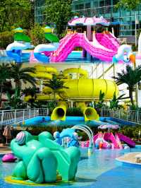 Wendu Water City | The ceiling of Beijing Water Park, filled to the brim with summer ambiance.