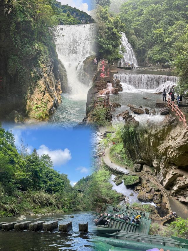 山野間的綠潭飛瀑～