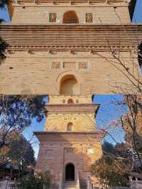 永濟普救寺|鶯鶯塔“普救蟾聲”世界奇塔