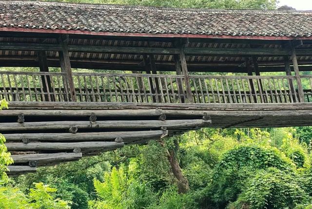 古村落的風雨橋，歲月的見證者