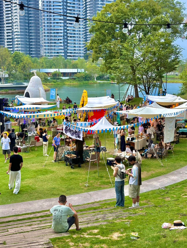 在成都！！值得N刷的公園小島！！週末太chill了