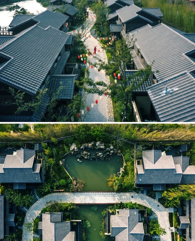 2500地下深海溫泉！啟東絕美古風別墅酒店。
