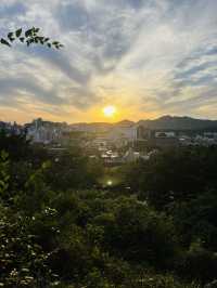 首爾駱山公園 | 看一場城市日落