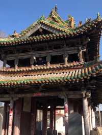 臘月初一登上介休環翠樓橋