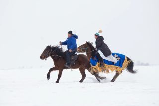 Winter Sports in Shawan, Tacheng, Xinjiang