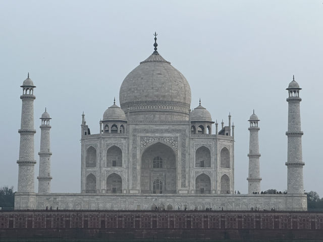 🇮🇳 Taj Mahal from the Lake! 🌅