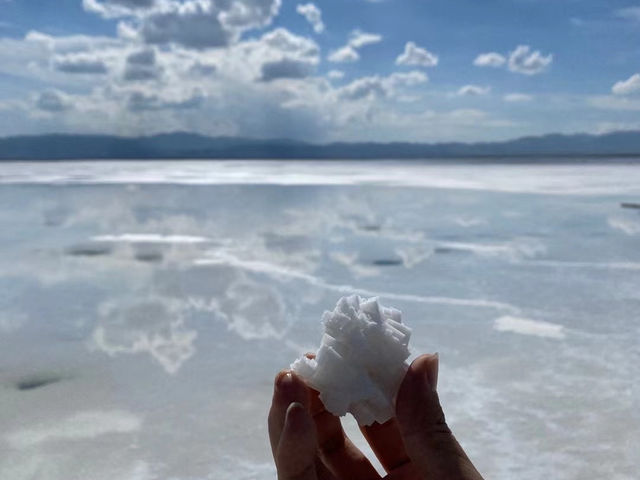 🌊茶卡鹽湖：天空之鏡，絕美仙境等你來探！🏞️