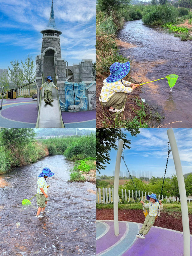 鄭州西郊免費嘅遊樂場玩水地，帶小朋友去超正